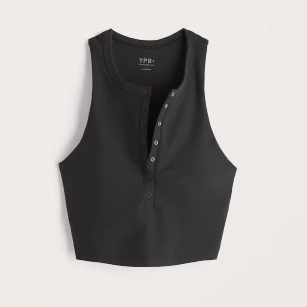 NWT Abercrombie YBP Henley Slim Tank Curve Love XXL - Picture 3 of 6